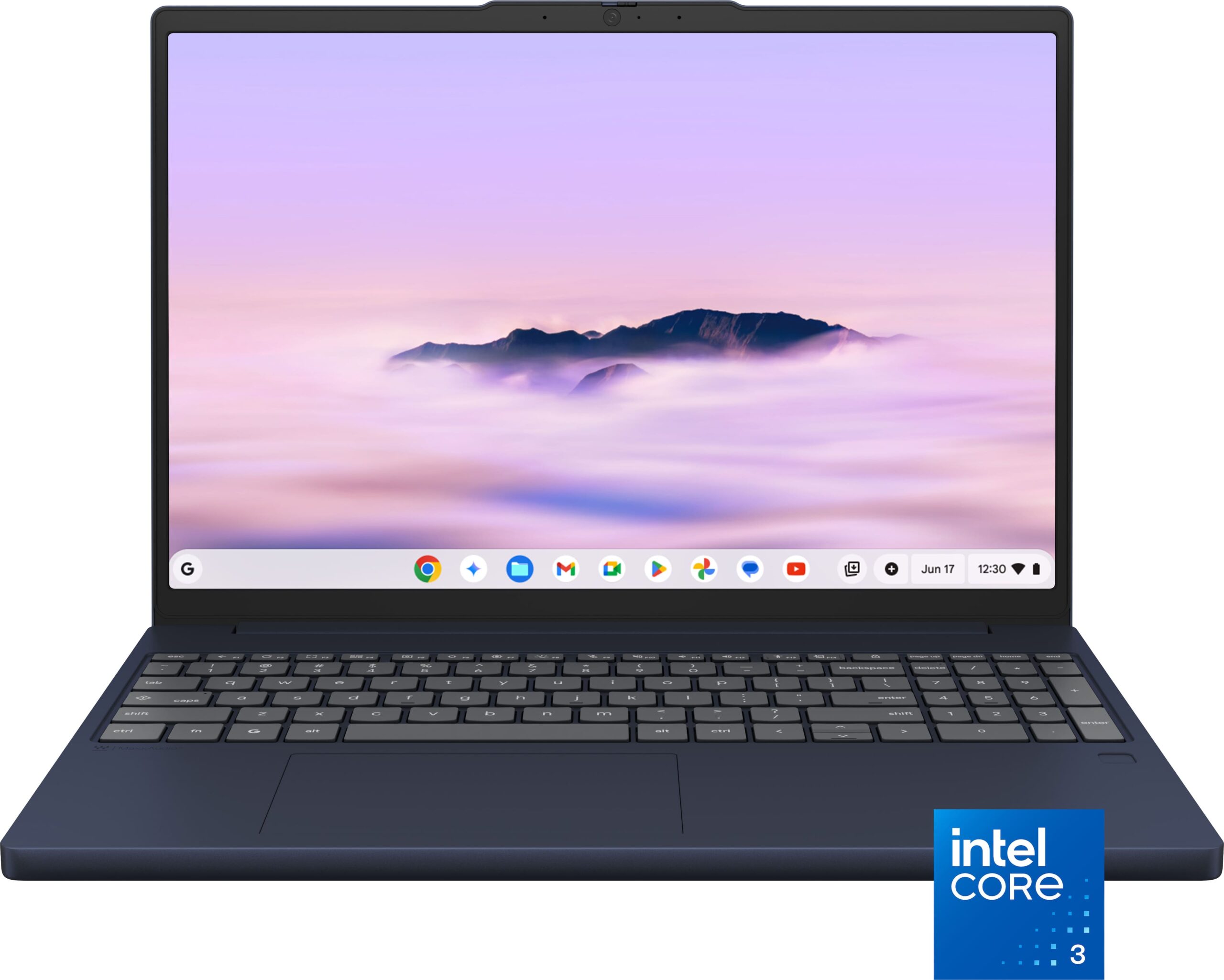 Lenovo Chromebook Plus 15 3 2K Touchscreen Laptop Intel Core 3 Processor N355 2025 8GB Memory 128GB Storage Cosmic Blue