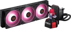 MSI Coreliquid A17 Mlg Edition CPU Liquid Cooler 360mm Radiator Triple 120mm Argb Pwm Fans Uni Bracket Black Red