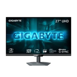 GIGABYTE G27u 27 Ss IPS Dual Mode Gaming Monitor UHD 3840x2160 Black