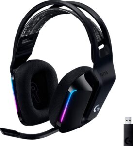 Logitech G733 Lightspeed Wireless Over The Ear Gaming Headset For Ps4 Windows Black