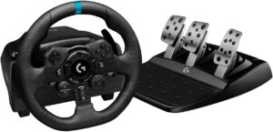 Logitech G923 Racing Wheel And Pedals For Ps5 Ps4 And Windows Black