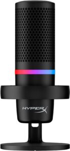 HyperX Duocast Wired Cardioid Omnidirectional USB Condenser Microphone Black
