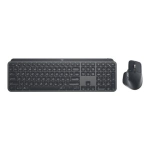 Logitech Mx Keys Combo For Business Full Size Wireless Scissor Keyboard And Mouse Bundle For Windows Mac Chrome Linux Graphite