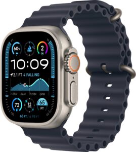 Apple Watch Ultra 2 GPS + Cellular 49mm - Titanium with Ocean Band (Midnight) - view 2