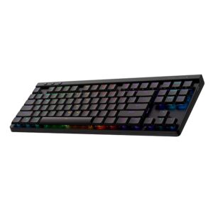 Logitech G515 Lightspeed Tkl Wireless Mechanical Tactile Brown Switch Gaming Keyboard With Lightsync Rgb Black