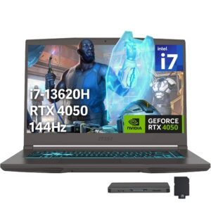 MSI Thin 15 6 Gaming Laptopintel Core I7 13620hgeforce RTX 405032GB Ddr41tb Ssdbacklit Keyboardwin 11 Pro Gray