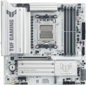 ASUS TUF Gaming B850m Plus Socket Am5 Amd B850 Micro Atx Wi Fi 7 Be Motherboard White