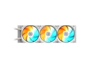 GIGABYTE Gaming 360 Ice Liquid CPU Cooler 360mm Radiator With 3x 120mm Low Nois Multicolor