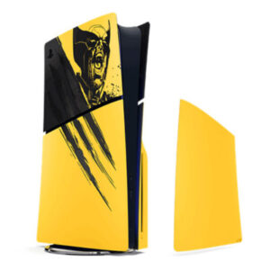 PS5® Console Covers (model group - slim) - Marvel's Wolverine Battle Yellow Limited Edition