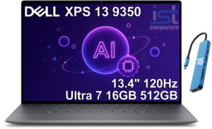 Dell Xps 13 9350 13 4 FHD AI PC Laptop Copilot PC Intel Core Ultra 7 256v 16GB Memory 512GB Storage Win11Pro Graphite