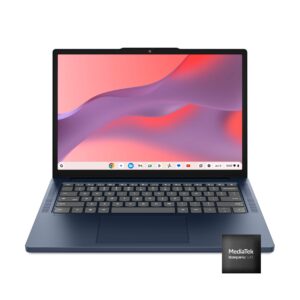 Lenovo Ideapad Slim 3 Chromebook 14 2K Touchscreen Laptop Mediatek Kompanio 540 2025 8GB Memory 128GB Storage Cosmic Blue
