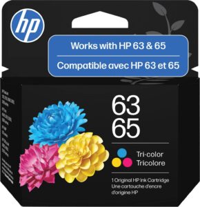 63 65 Standard Capacity Ink Cartridge New HP 63 65 Oem Cartridge Replaces 63 Or 65 Tri Color
