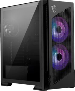MSI Mpg Velox 300r Airflow Pz Atx Mid Tower PC Case Black