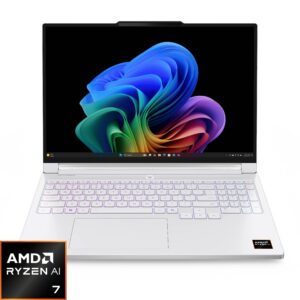 Lenovo Legion 7a 16 2 5k 240hz OLED Gaming Laptop Amd Ryzen AI 7 450 2026 32GB RAM Nvidia Geforce RTX 5060 1TB Storage Glacier White product image